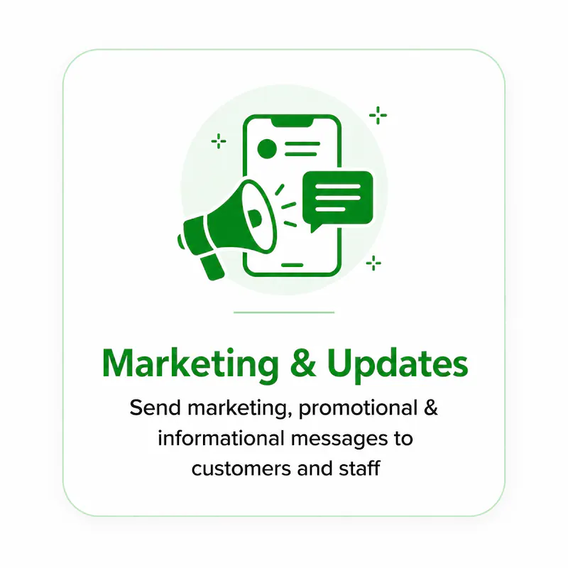 Send Marketing & Informational Messages